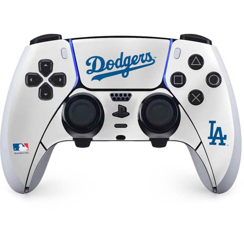 MLB Los Angeles Dodgers Home Jersey PS5 DualSense Edge Pro Controller Skin