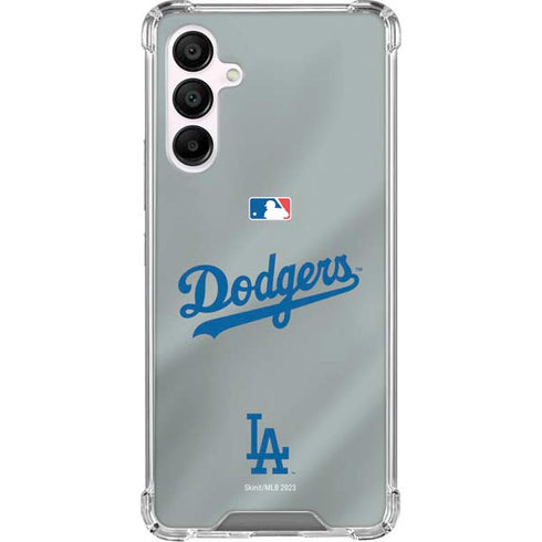 MLB Los Angeles Dodgers Road Jersey Galaxy A16 5G Clear Case
