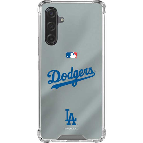 MLB Los Angeles Dodgers Road Jersey Galaxy A17 Clear Case