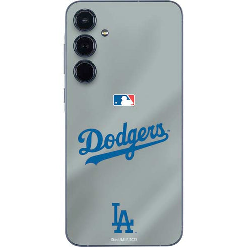 MLB Los Angeles Dodgers Road Jersey Galaxy A35 5G Skin