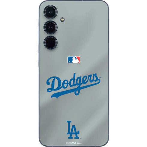 MLB Los Angeles Dodgers Road Jersey Galaxy A55 5G Skin