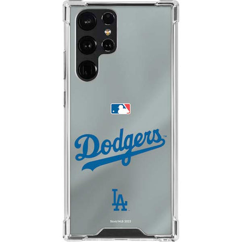MLB Los Angeles Dodgers Road Jersey Galaxy S23 Ultra Clear Case
