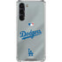 MLB Los Angeles Dodgers Road Jersey Galaxy S24 FE Clear Case