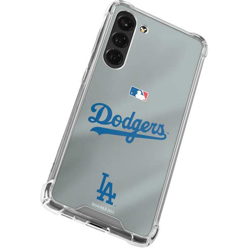 MLB Los Angeles Dodgers Road Jersey Galaxy S24 FE Clear Case
