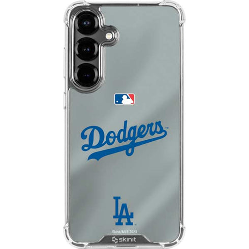 MLB Los Angeles Dodgers Road Jersey Galaxy S26 Plus Clear Case