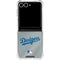 MLB Los Angeles Dodgers Road Jersey Galaxy Z Flip7 Clear Case