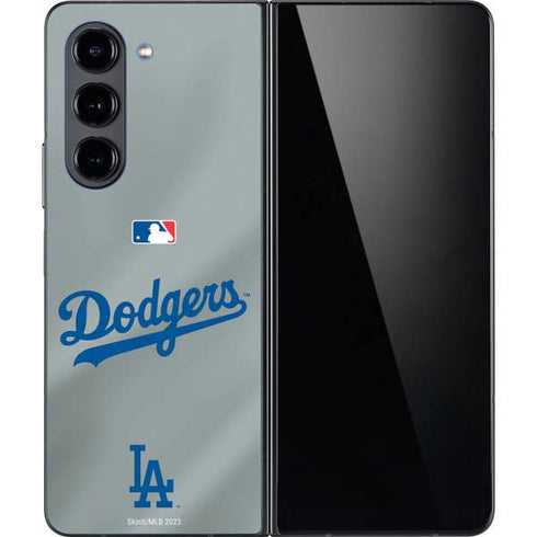 MLB Los Angeles Dodgers Road Jersey Galaxy Z Fold5 5G Skin