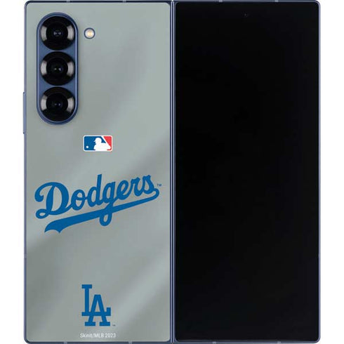 MLB Los Angeles Dodgers Road Jersey Galaxy Z Fold6 Skin