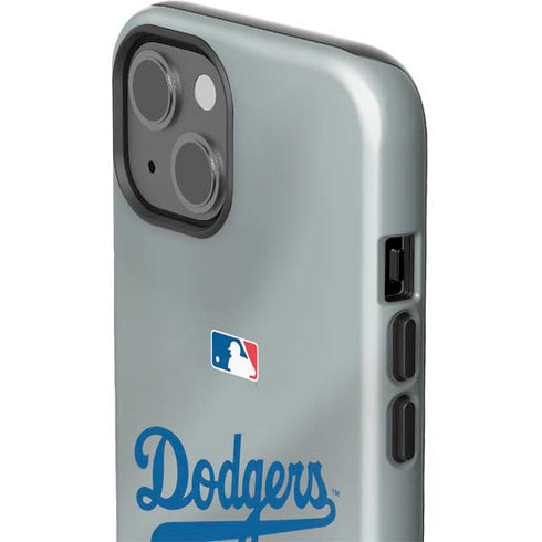 MLB Los Angeles Dodgers Road Jersey iPhone 15 Impact Case