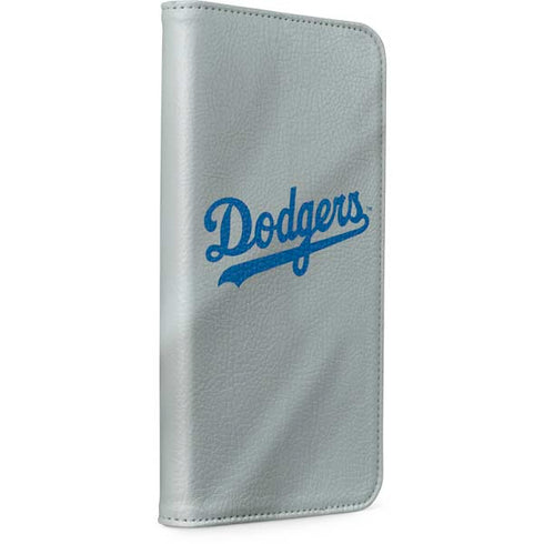 MLB Los Angeles Dodgers Road Jersey iPhone 15 Plus Folio Case