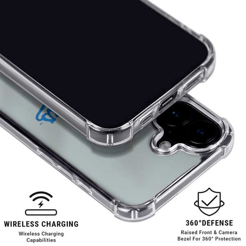 MLB Los Angeles Dodgers Road Jersey iPhone 16 Clear Case