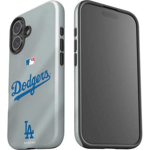 MLB Los Angeles Dodgers Road Jersey iPhone 16 Impact Case