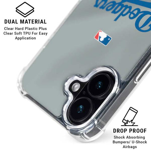 MLB Los Angeles Dodgers Road Jersey iPhone 16 MagSafe Case