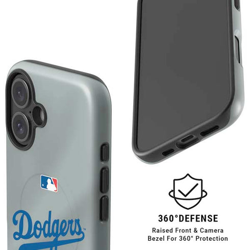 MLB Los Angeles Dodgers Road Jersey iPhone 16 Plus Magsafe Impact Case