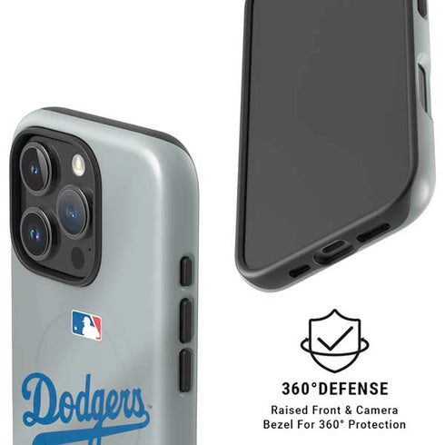 MLB Los Angeles Dodgers Road Jersey iPhone 16 Pro Max Magsafe Impact Case