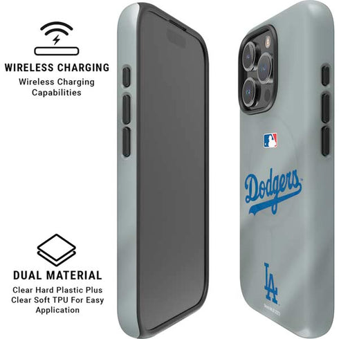 MLB Los Angeles Dodgers Road Jersey iPhone 16 Pro Max Magsafe Impact Case