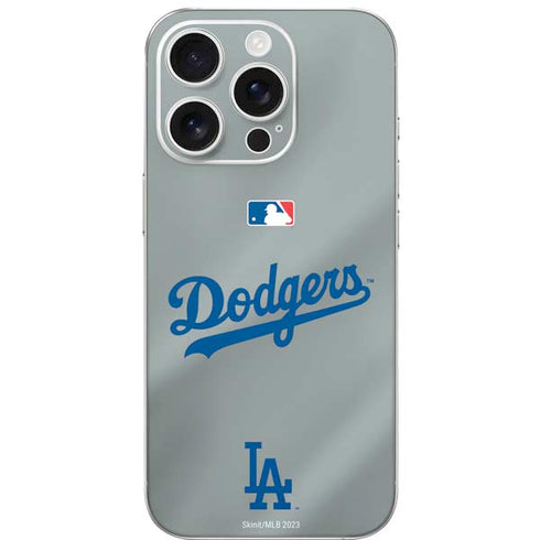 MLB Los Angeles Dodgers Road Jersey iPhone 16 Pro Skin