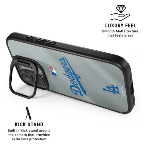 MLB Los Angeles Dodgers Road Jersey iPhone 17 Kickstand Case