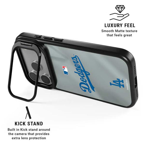 MLB Los Angeles Dodgers Road Jersey iPhone 17 Pro Kickstand Case