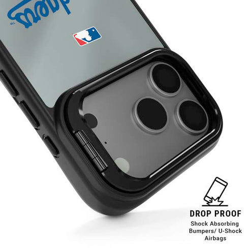 MLB Los Angeles Dodgers Road Jersey iPhone 17 Pro Kickstand Case