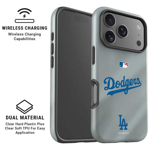MLB Los Angeles Dodgers Road Jersey iPhone 17 Pro Magsafe Impact Case