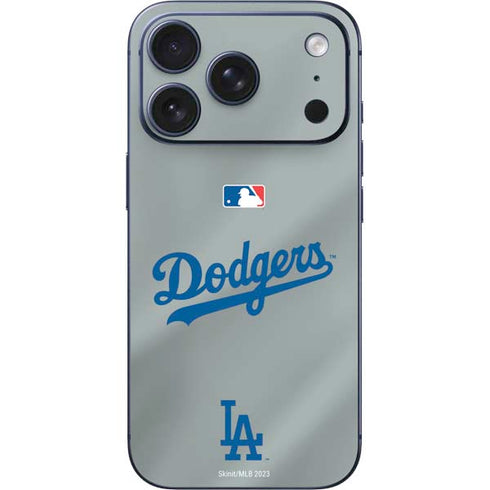 MLB Los Angeles Dodgers Road Jersey iPhone 17 Pro Skin
