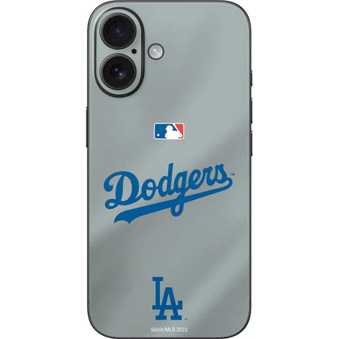 MLB Los Angeles Dodgers Road Jersey iPhone 17 Skin