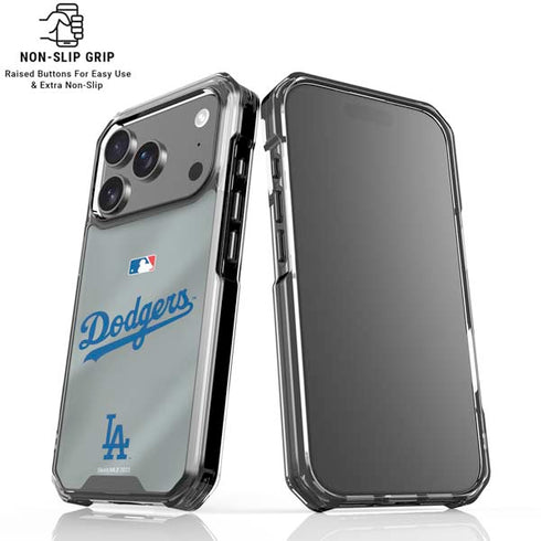 MLB Los Angeles Dodgers Road Jersey iPhone 18 Pro Clear Case