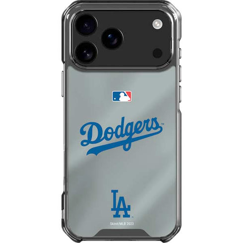 MLB Los Angeles Dodgers Road Jersey iPhone 18 Pro Max Clear Case