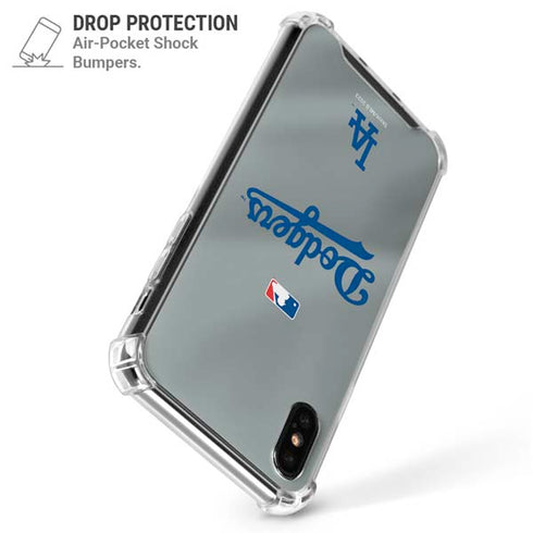 MLB Los Angeles Dodgers Road Jersey iPhone X/XS Clear Case