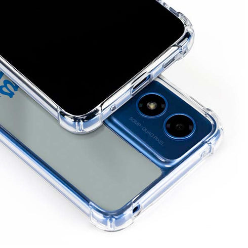 MLB Los Angeles Dodgers Road Jersey Moto G 5G (2024) Clear Case