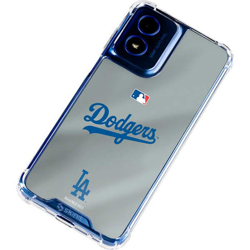 MLB Los Angeles Dodgers Road Jersey Moto G Play 4G (2024) Clear Case