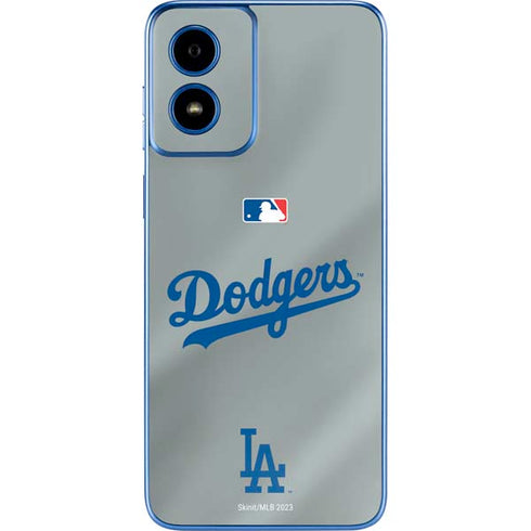 MLB Los Angeles Dodgers Road Jersey Moto G Play 4G (2024) Skin