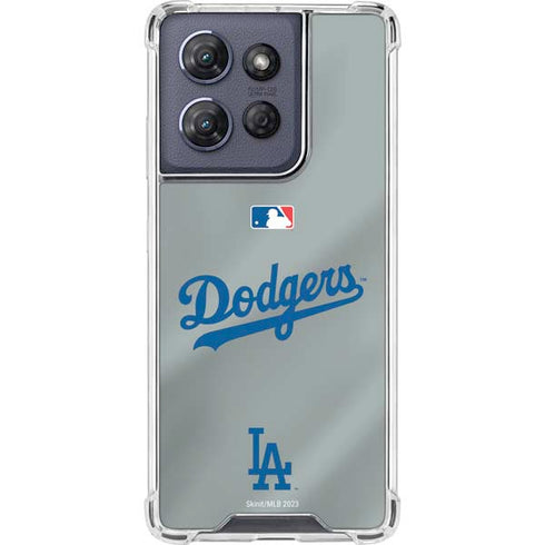 MLB Los Angeles Dodgers Road Jersey Moto G Play 5G (2025) Clear Case