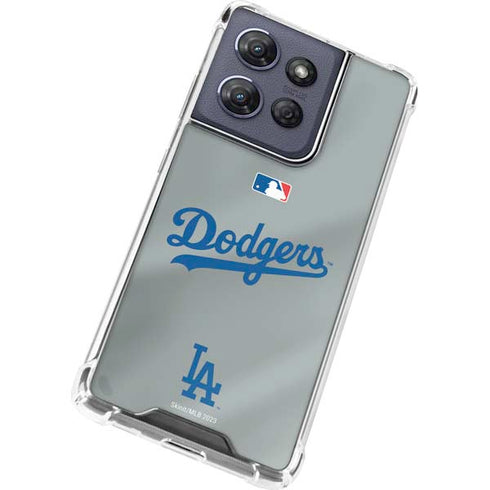 MLB Los Angeles Dodgers Road Jersey Moto G Play 5G (2025) Clear Case