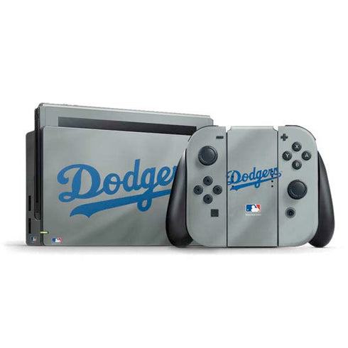 MLB Los Angeles Dodgers Road Jersey Nintendo Skins