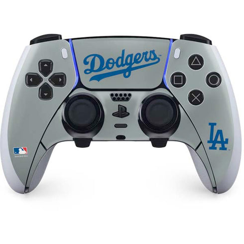 MLB Los Angeles Dodgers Road Jersey PS5 DualSense Edge Pro Controller Skin