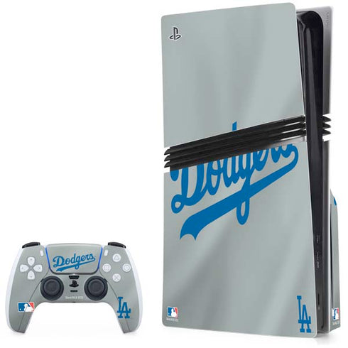 MLB Los Angeles Dodgers Road Jersey PS5 Pro Disk Bundle Skin