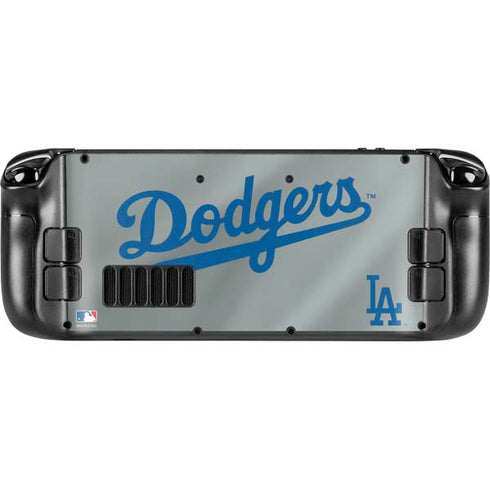 MLB Los Angeles Dodgers Road Jersey Steam Deck Handheld Gaming Computer OLED Skin
