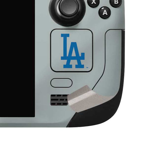MLB Los Angeles Dodgers Road Jersey Steam Deck Handheld Gaming Computer OLED Skin