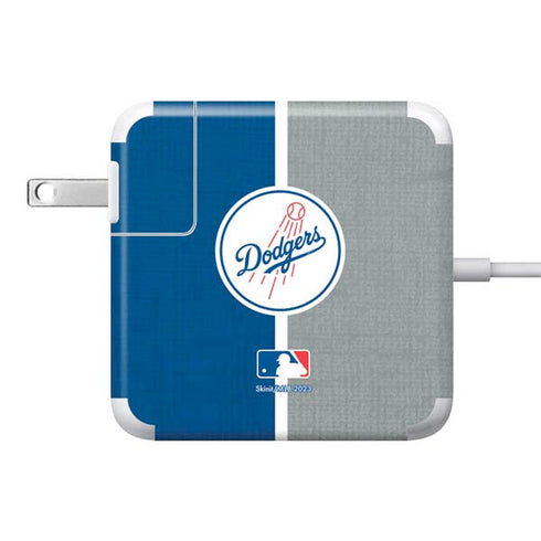 MLB Los Angeles Dodgers Split 85W Power Adapter (15 and 17 inch MacBook Pro Charger) Skin