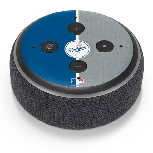 MLB Los Angeles Dodgers Split Amazon Echo Dot Skin