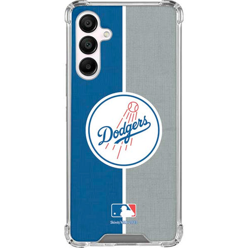 MLB Los Angeles Dodgers Split Galaxy A16 5G Clear Case