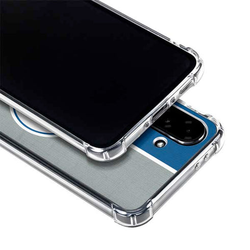 MLB Los Angeles Dodgers Split Galaxy A36 5G Clear Case