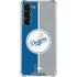 MLB Los Angeles Dodgers Split Galaxy S24 FE Clear Case