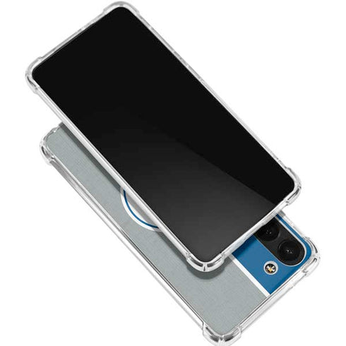 MLB Los Angeles Dodgers Split Galaxy S24 FE Clear Case