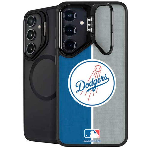 MLB Los Angeles Dodgers Split Galaxy S25 Kickstand Case