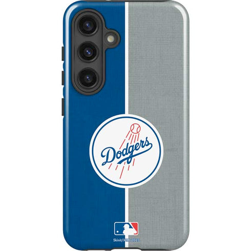 MLB Los Angeles Dodgers Split Galaxy S25 Plus Impact Case