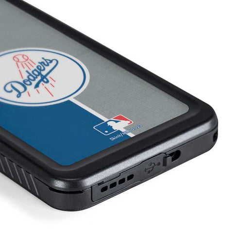 MLB Los Angeles Dodgers Split Galaxy S24 Plus Waterproof Case