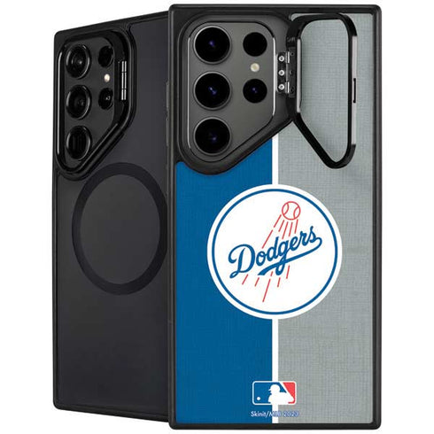 MLB Los Angeles Dodgers Split Galaxy S25 Ultra Kickstand Case